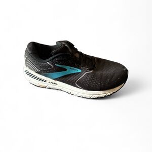 Brooks Ariel 20 Women's Wide Running Shoes Sz 9.5 Black Blue Support Sneakers‎